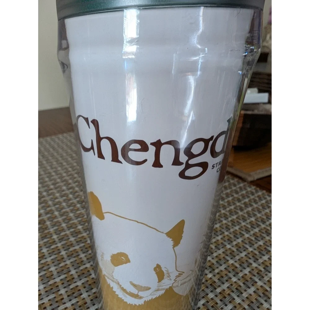 Starbucks 2003 Chengdu China Panda Global City Icon Series  Tumbler 12oz